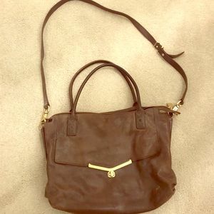 Botkier Valentina Brown Leather Satchel